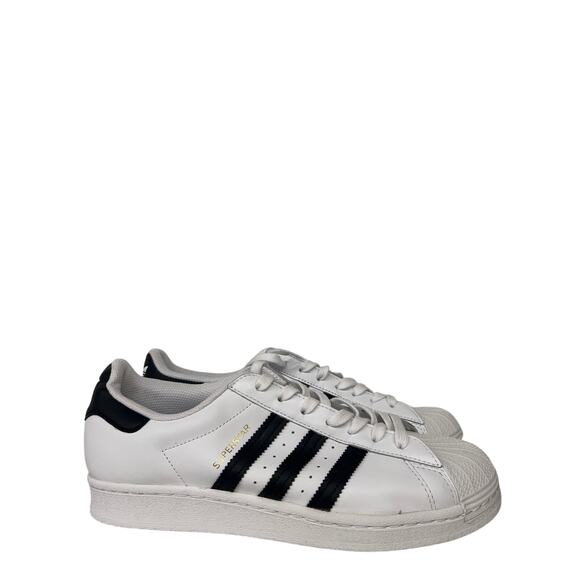 adidas Shoes - New Adidas WOMENS 11 Superstar White Black Leather Shell Toe Shoes FV3284
